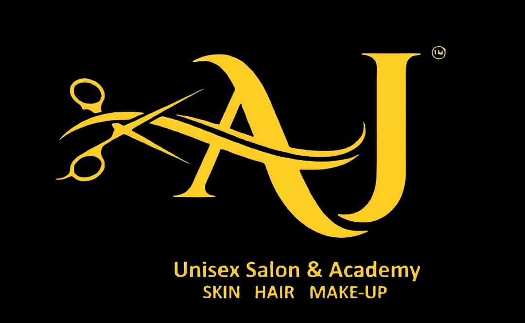 Aj Unisex Salon and Academy Logo